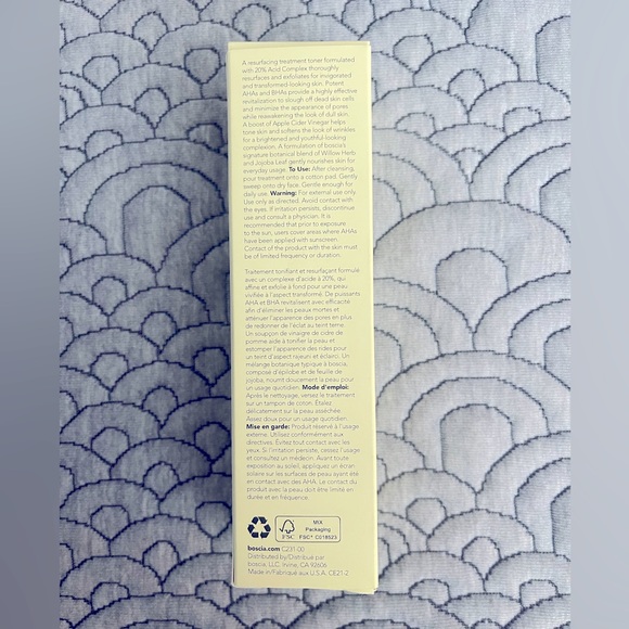 NIB Boscia Apple Cider Vinegar toner. Full size 150mL/5 oz. - Picture 4 of 5